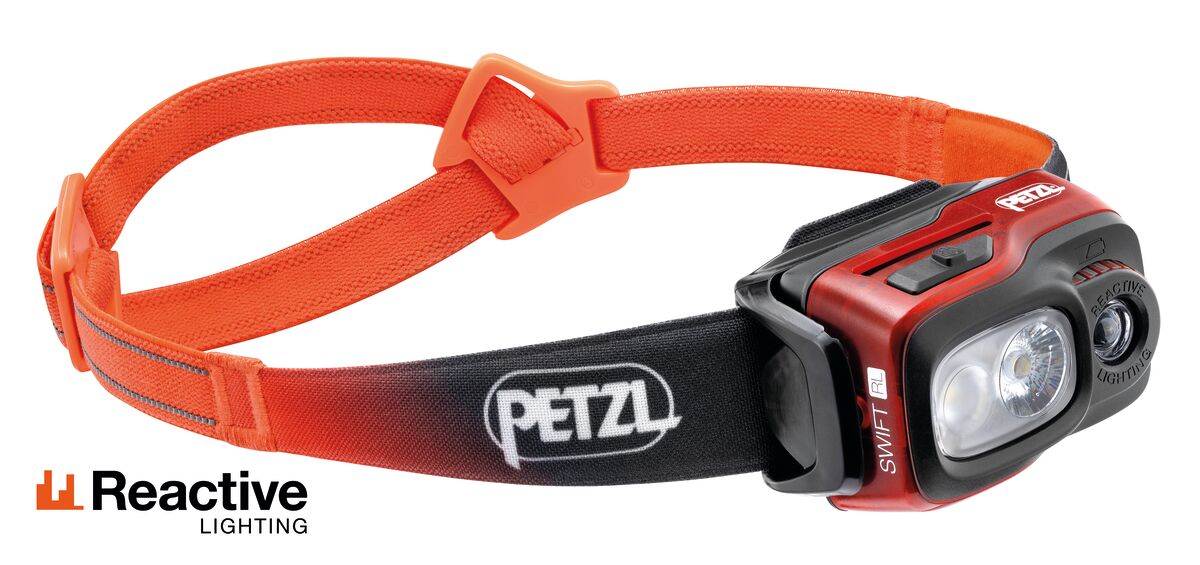 Petzl Swift RL Stirnlampe 1100 Lumen orange