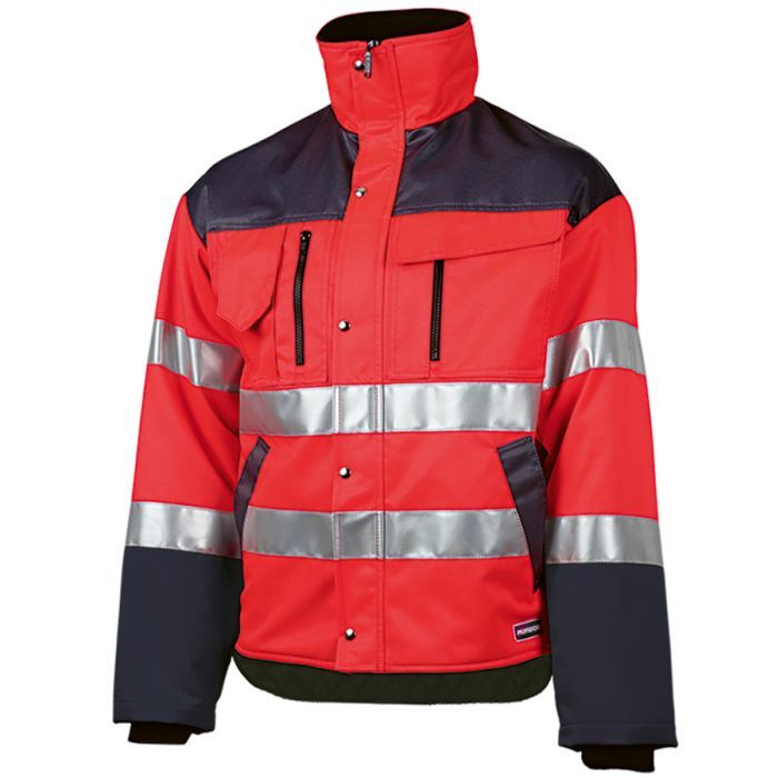 Profiwork Inverno Reflex Veste d'hiver de sécurité rouge vif Taille S