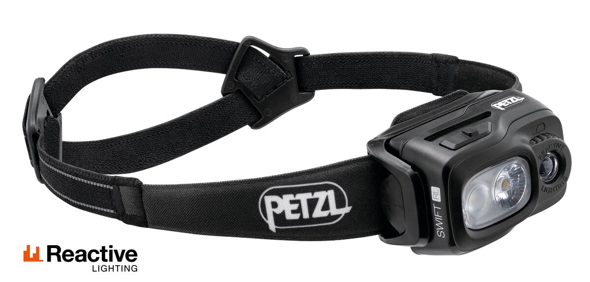 Petzl Swift RL Stirnlampe 1100 Lumen schwarz