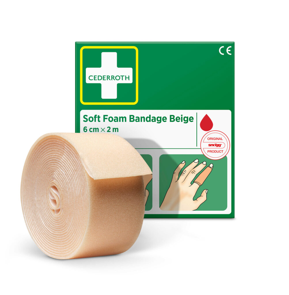 Cederroth Bandage Soft Foam beige 6 cm x 2 m